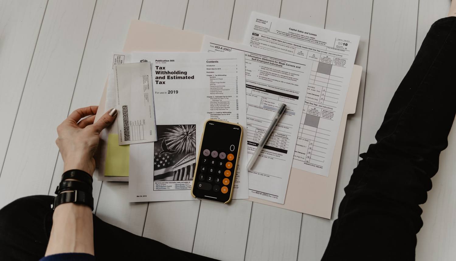 Calculator and worksheets, the tools of the trade